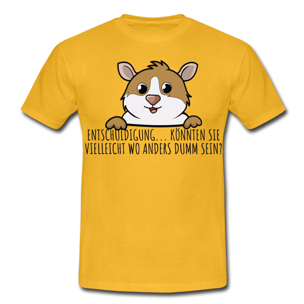 Freches Meerschweinchen | Männer T-Shirt - Gelb