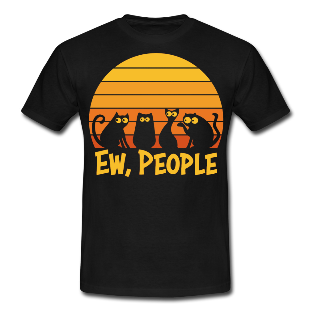 Männer T-Shirt - Schwarz