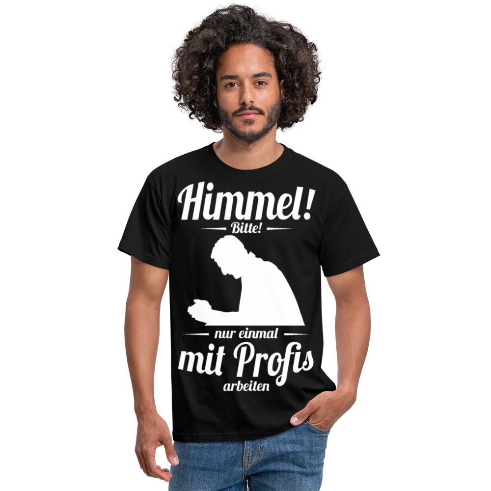 Männer T-Shirt - Schwarz