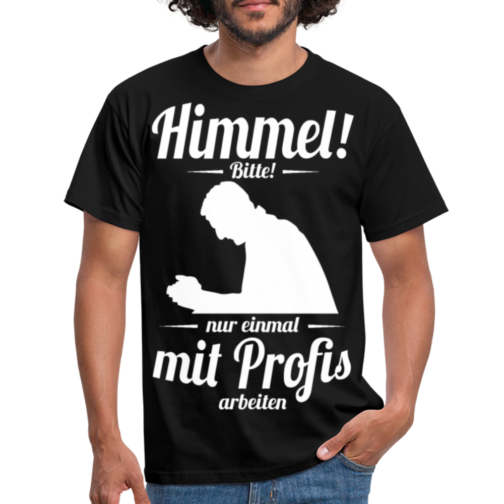 Männer T-Shirt - Schwarz