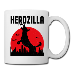 Herdzilla Lustiger Deutscher Schäferhund | Tasse - Weiß