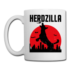 Herdzilla Lustiger Deutscher Schäferhund | Tasse - Weiß