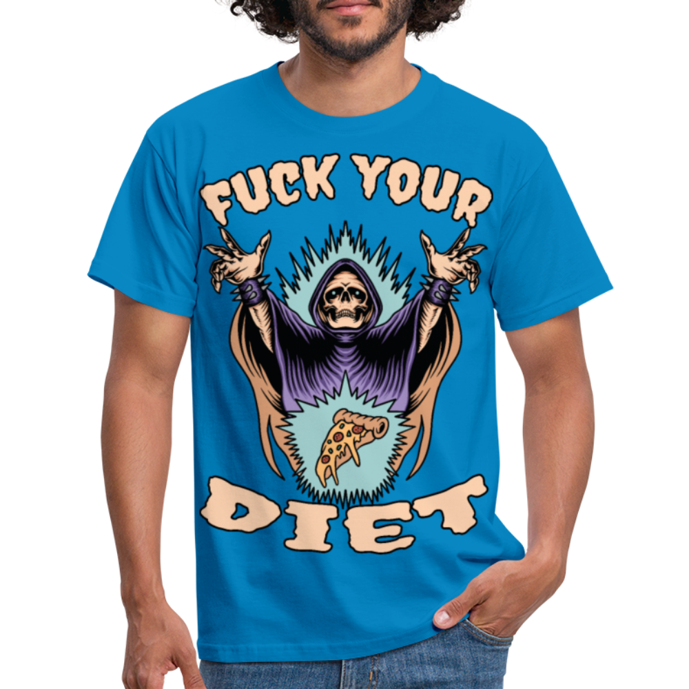 Fuck your diet! | Männer T-Shirt - Royalblau
