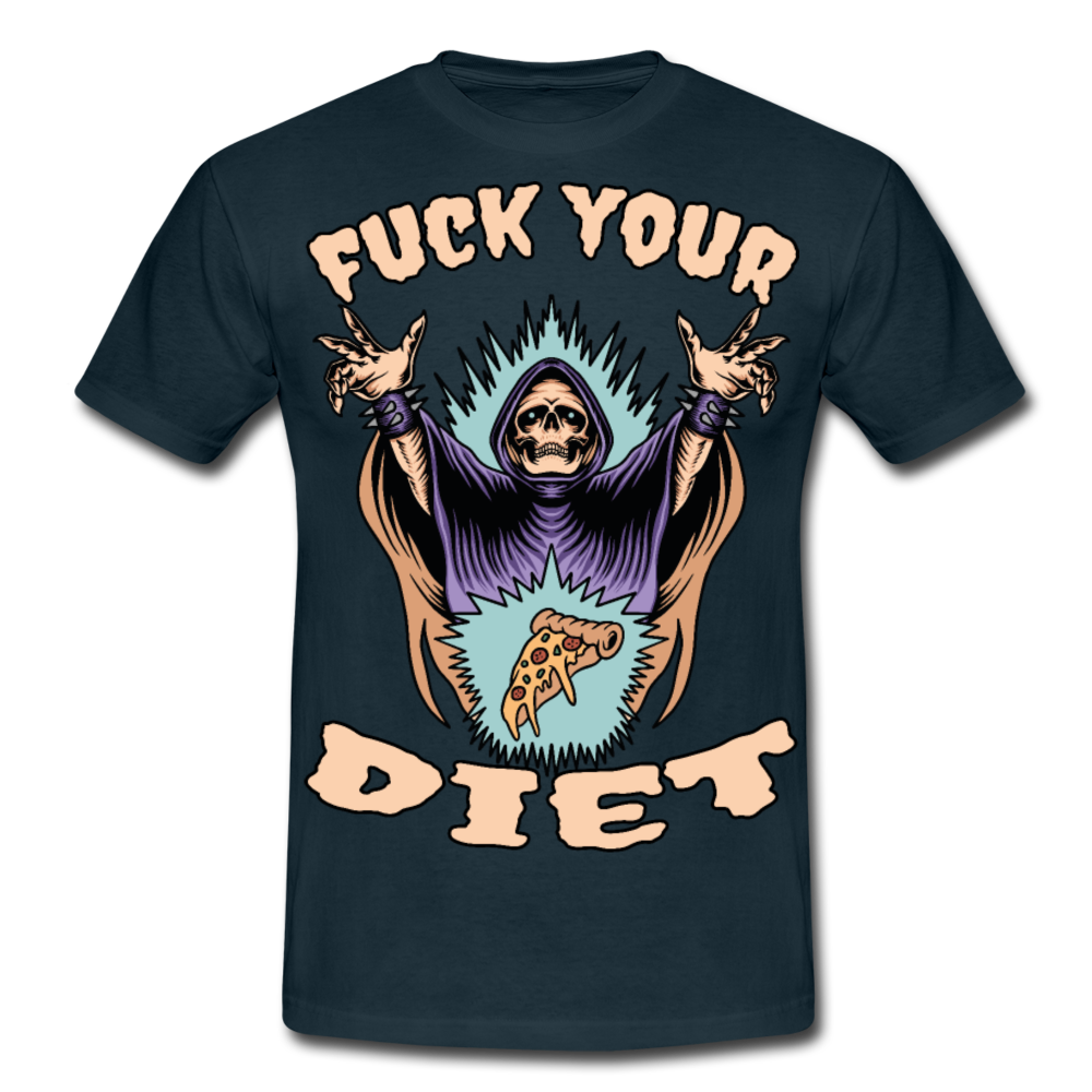 Fuck your diet! | Männer T-Shirt - Navy