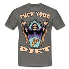 Fuck your diet! | Männer T-Shirt - Graphit