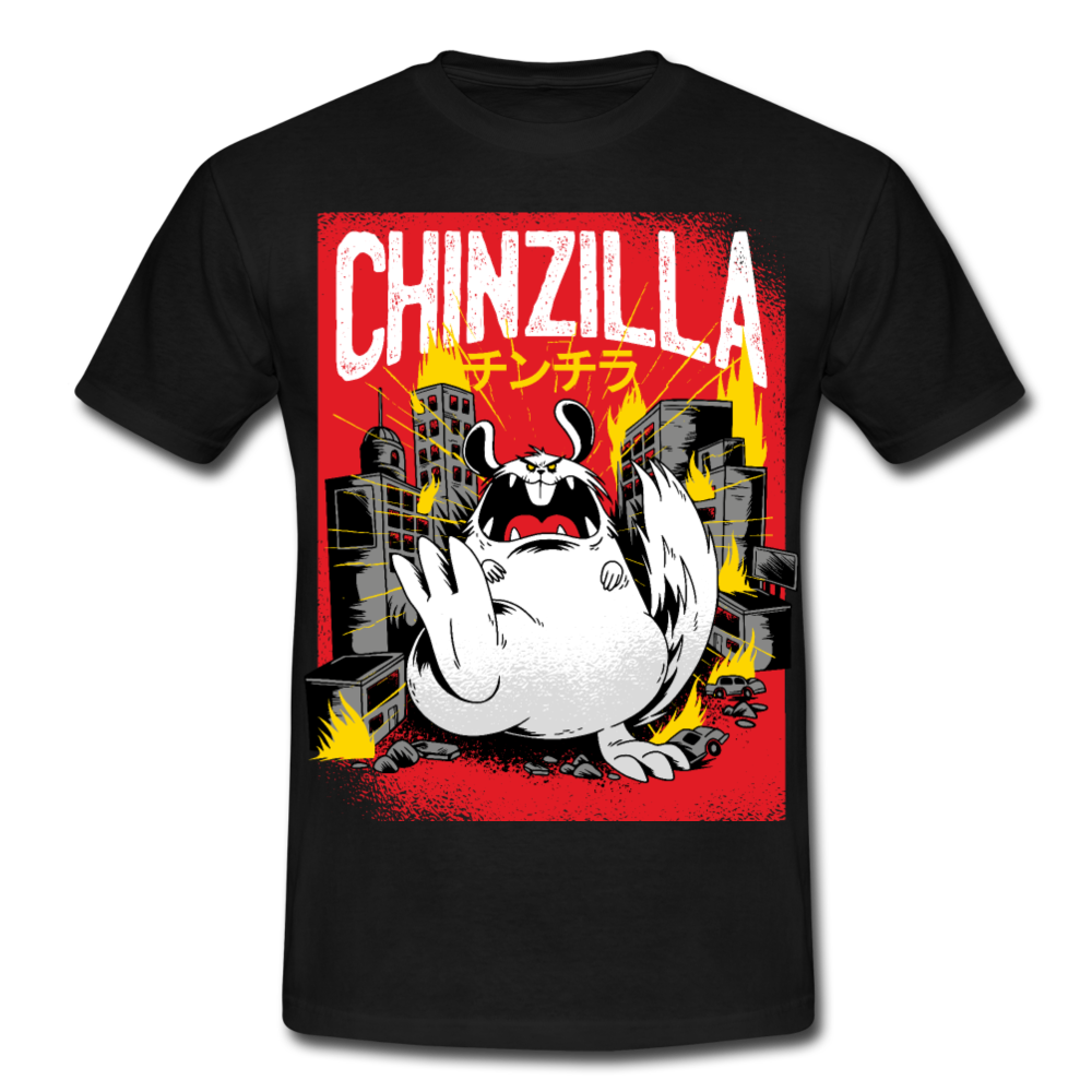 Chinzilla | Männer T-Shirt - Schwarz