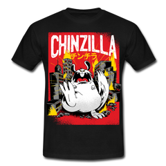 Chinzilla | Männer T-Shirt - Schwarz