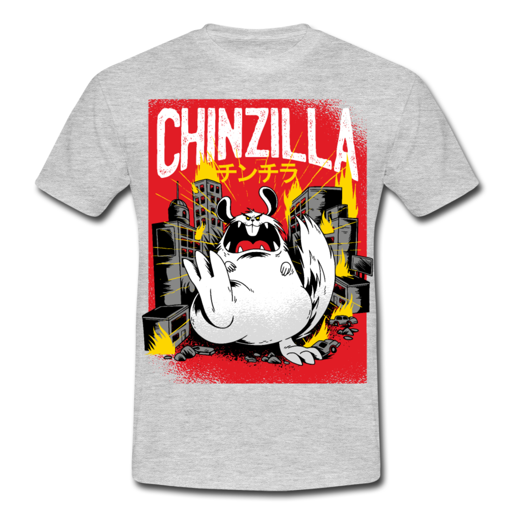 Chinzilla | Männer T-Shirt - Grau meliert