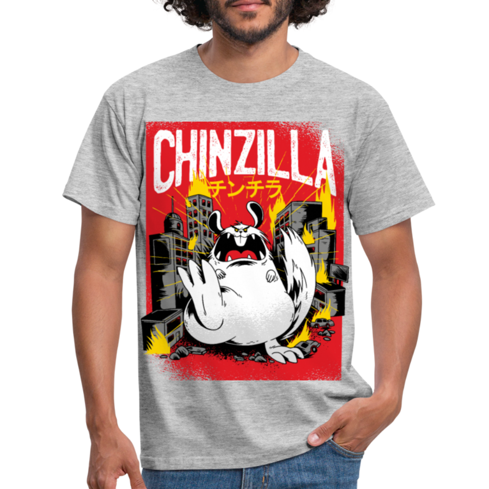 Chinzilla | Männer T-Shirt - Grau meliert