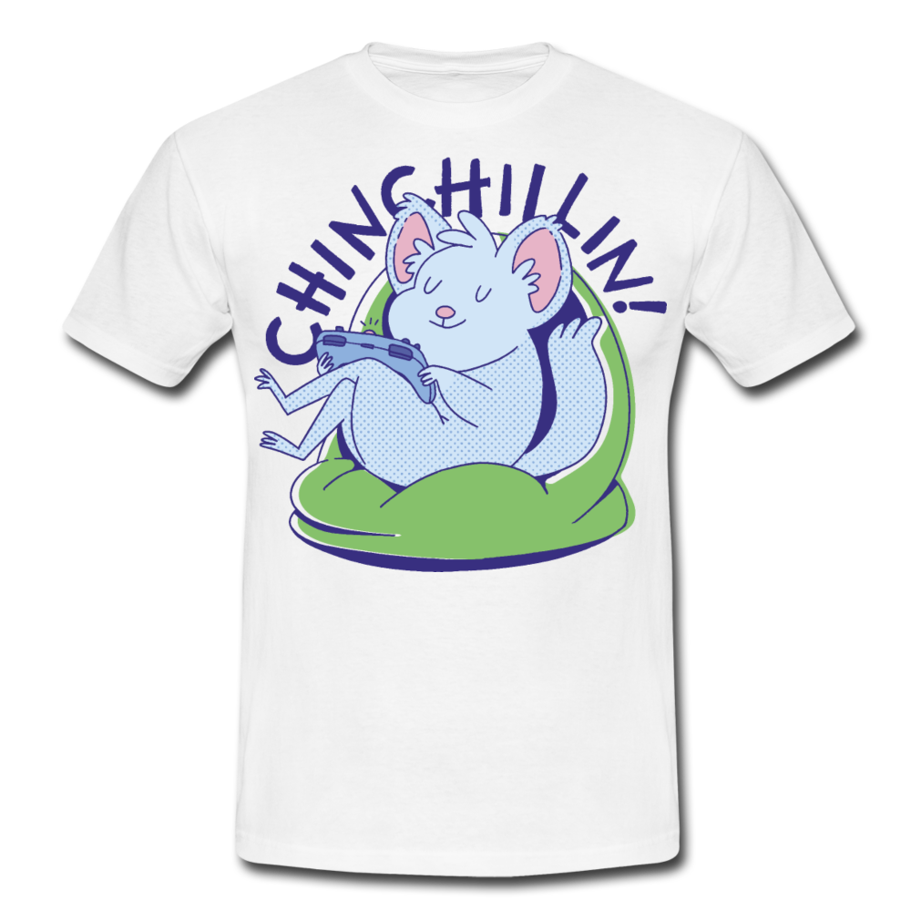 Chinchillin Chinchilla | Männer T-Shirt - Weiß