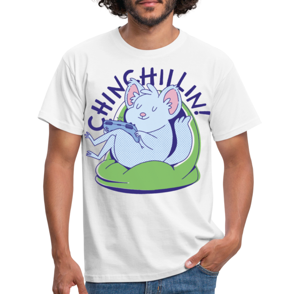 Chinchillin Chinchilla | Männer T-Shirt - Weiß