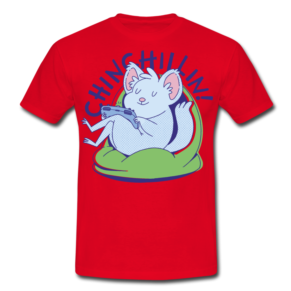 Chinchillin Chinchilla | Männer T-Shirt - Rot