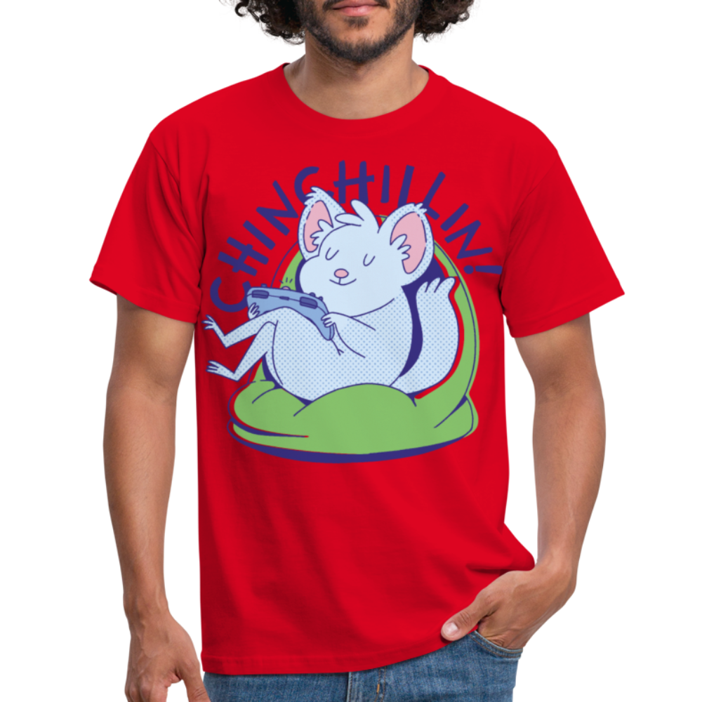 Chinchillin Chinchilla | Männer T-Shirt - Rot