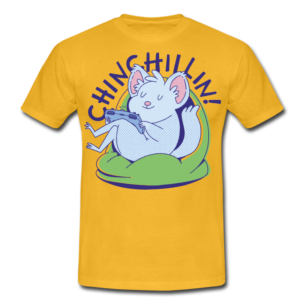 Chinchillin Chinchilla | Männer T-Shirt - Gelb