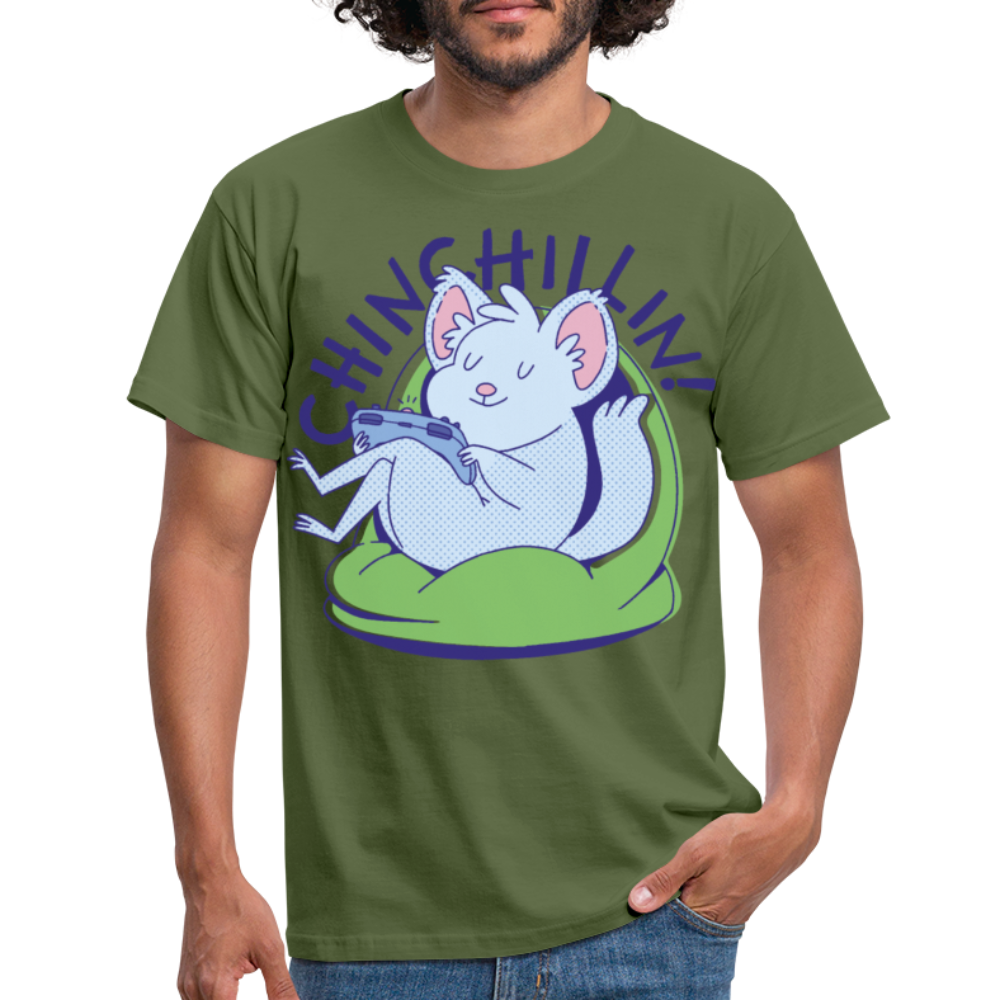 Chinchillin Chinchilla | Männer T-Shirt - Militärgrün