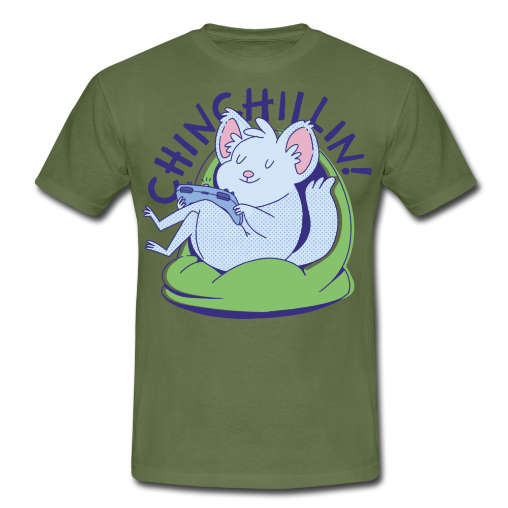 Chinchillin Chinchilla | Männer T-Shirt - Militärgrün