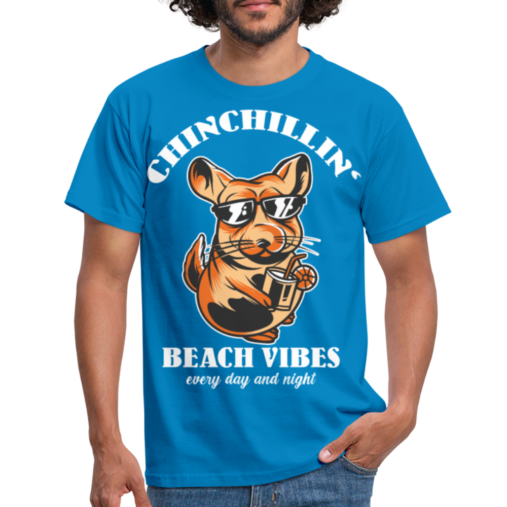 Chinchillin Beach Vibes | Männer T-Shirt - Royalblau