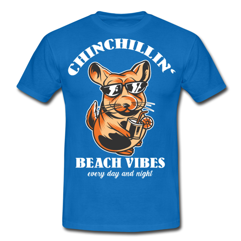 Chinchillin Beach Vibes | Männer T-Shirt - Royalblau