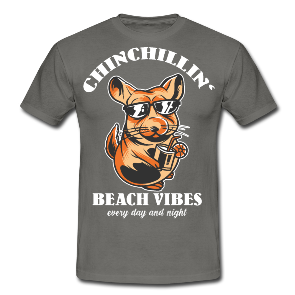 Chinchillin Beach Vibes | Männer T-Shirt - Graphit