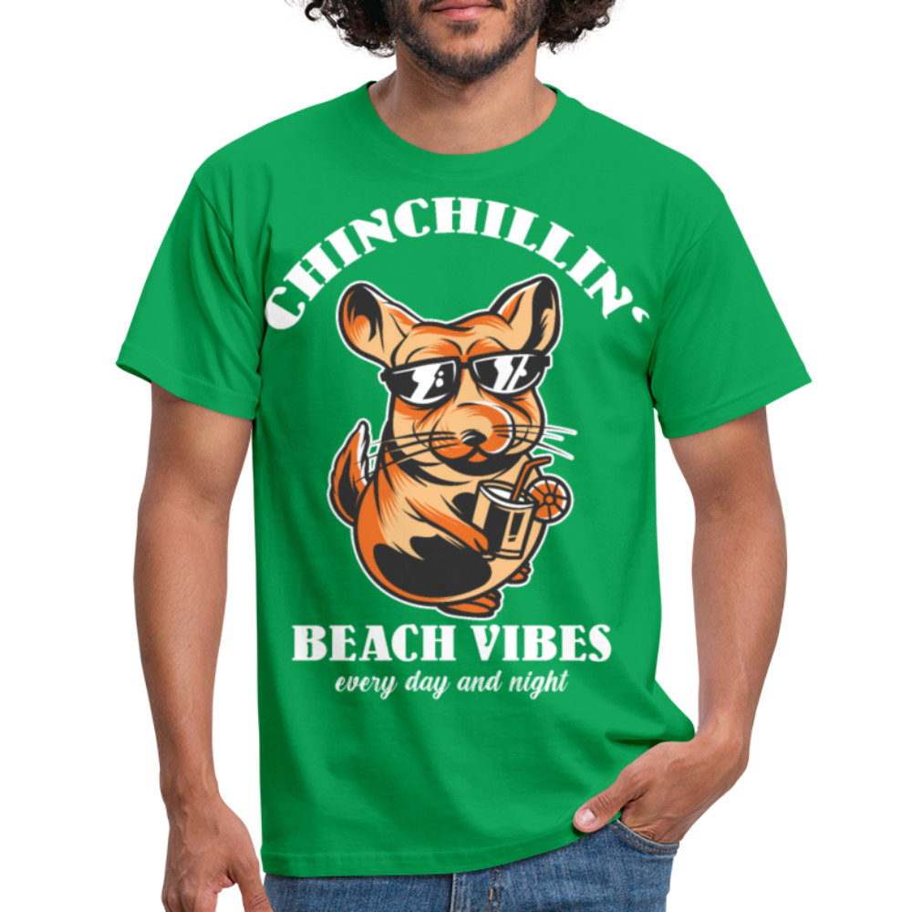 Chinchillin Beach Vibes | Männer T-Shirt - Kelly Green