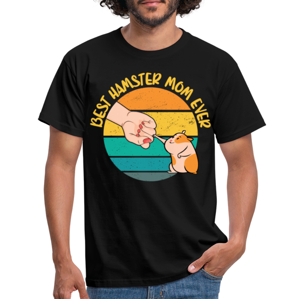 Best Hamster Mum Ever | Männer T-Shirt - Schwarz