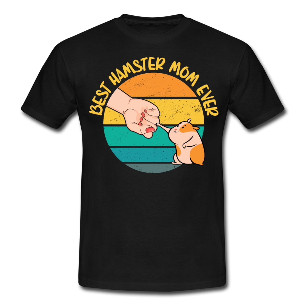 Best Hamster Mum Ever | Männer T-Shirt - Schwarz