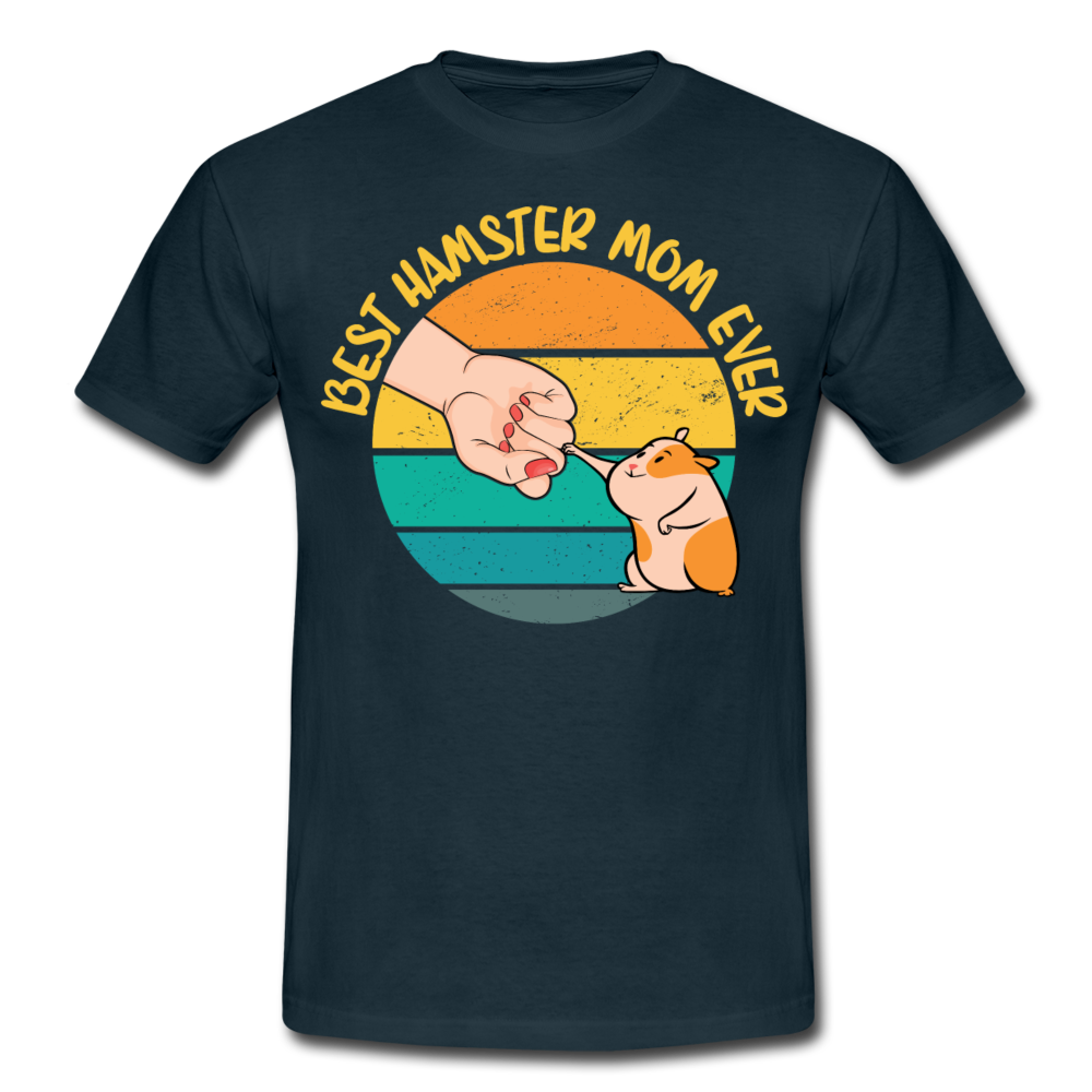 Best Hamster Mum Ever | Männer T-Shirt - Navy