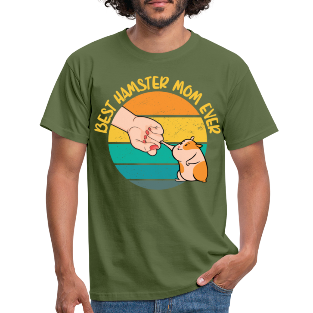 Best Hamster Mum Ever | Männer T-Shirt - Militärgrün