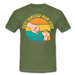 Best Hamster Mum Ever | Männer T-Shirt - Militärgrün