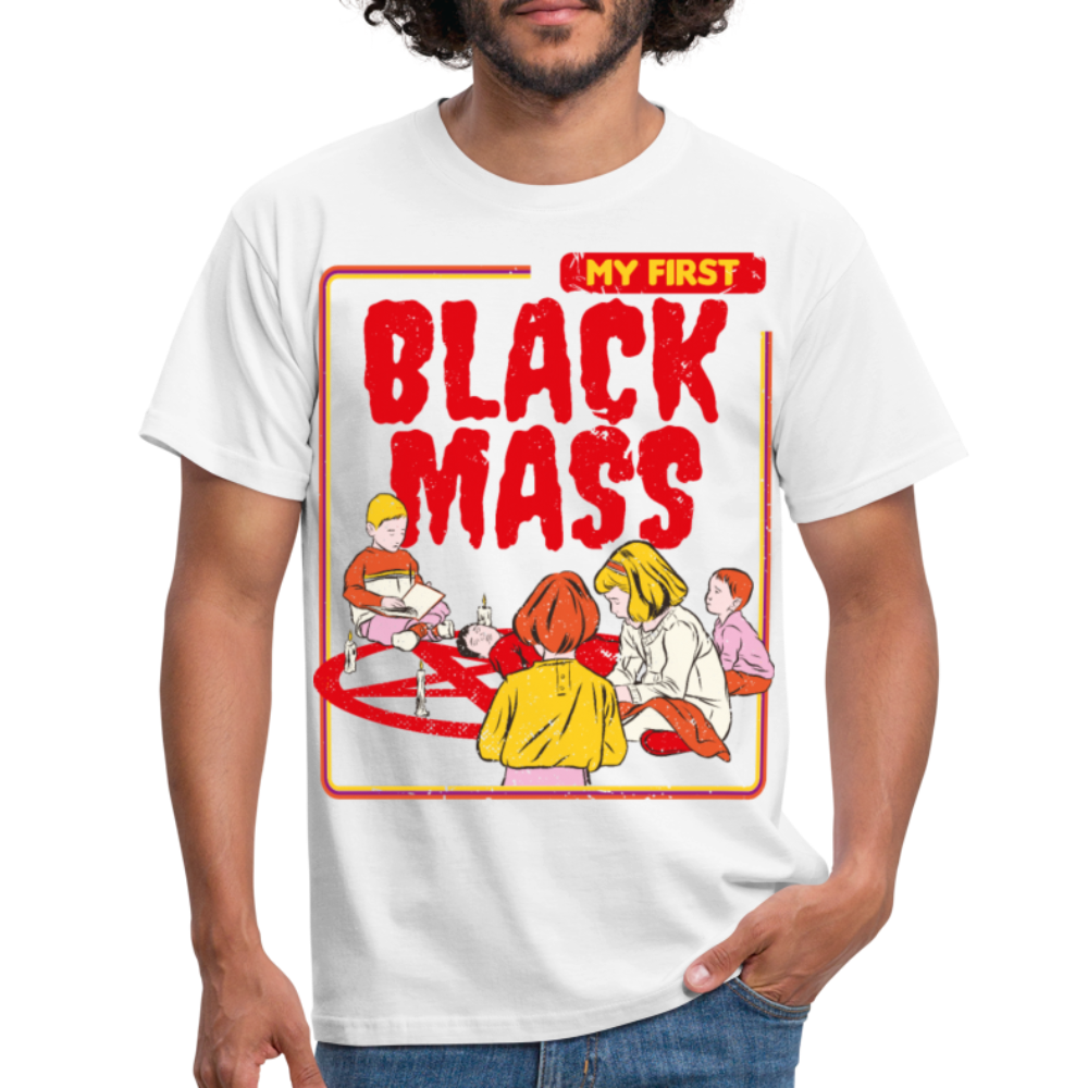 My First Black Mass Kinder | Männer T-Shirt - Weiß