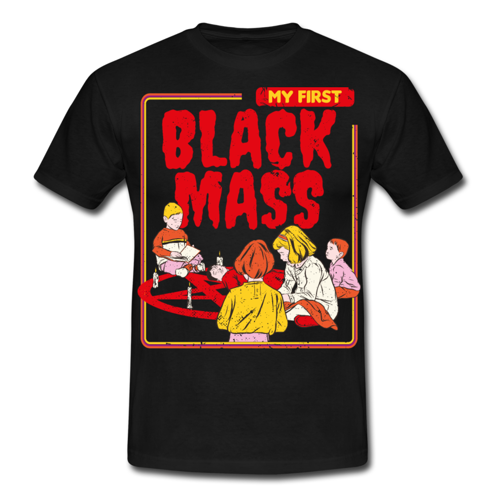 My First Black Mass Kinder | Männer T-Shirt - Schwarz