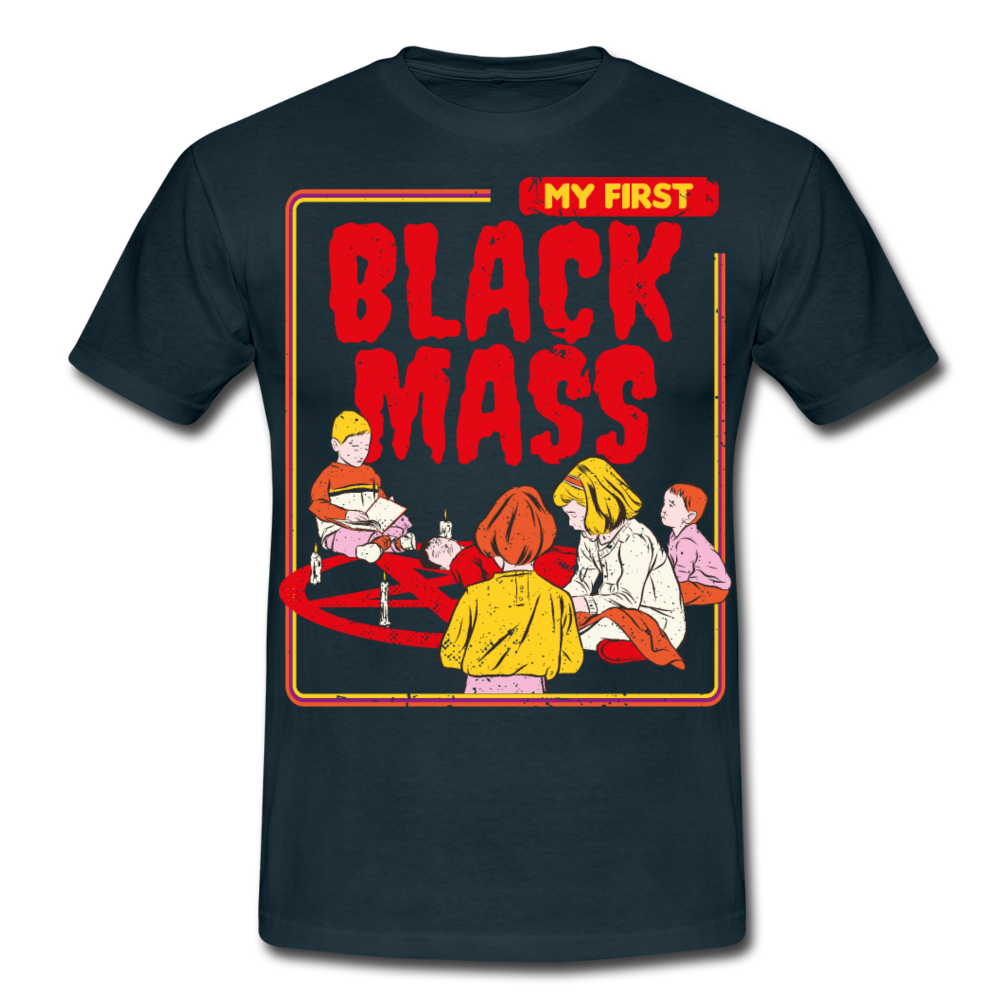 My First Black Mass Kinder | Männer T-Shirt - Navy