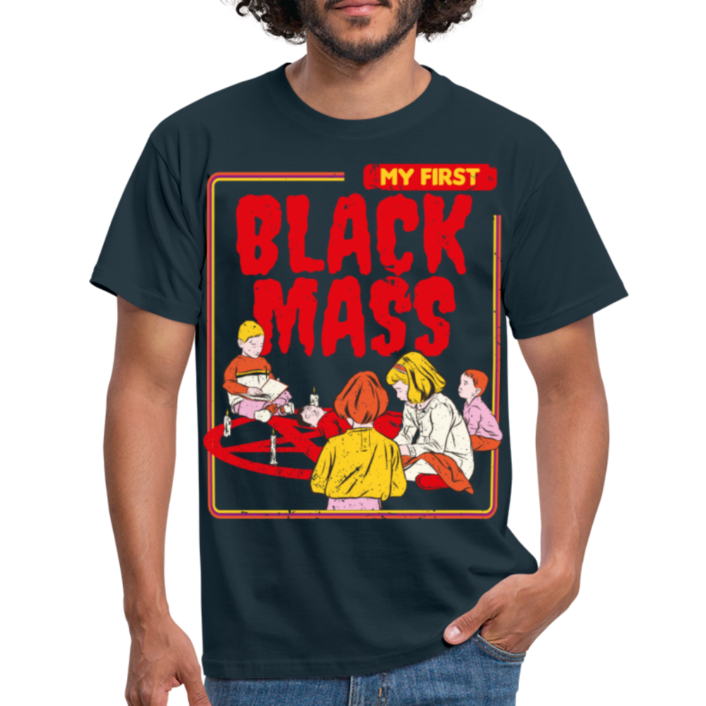 My First Black Mass Kinder | Männer T-Shirt - Navy
