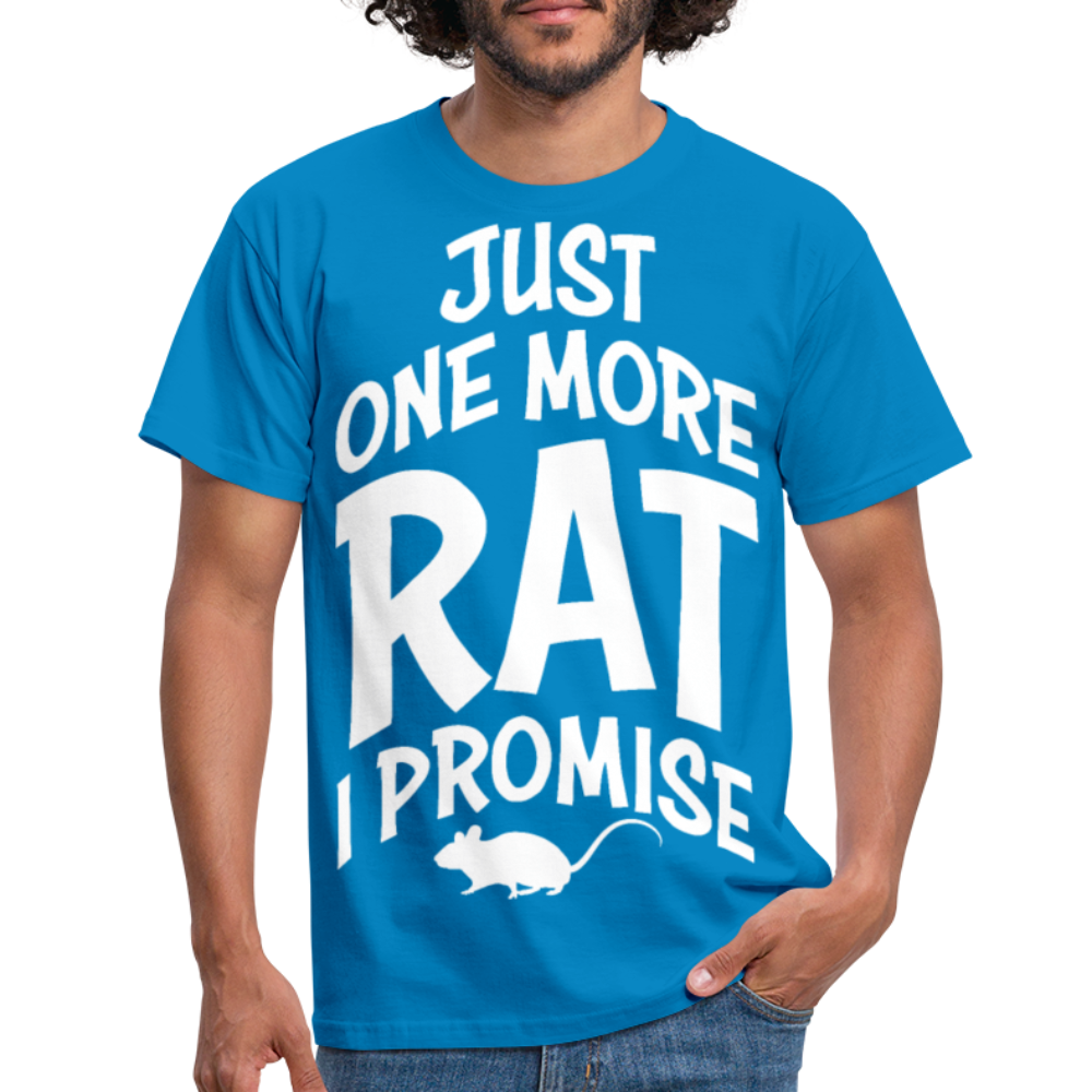 Just One More Rat I Promise | Männer T-Shirt - Royalblau
