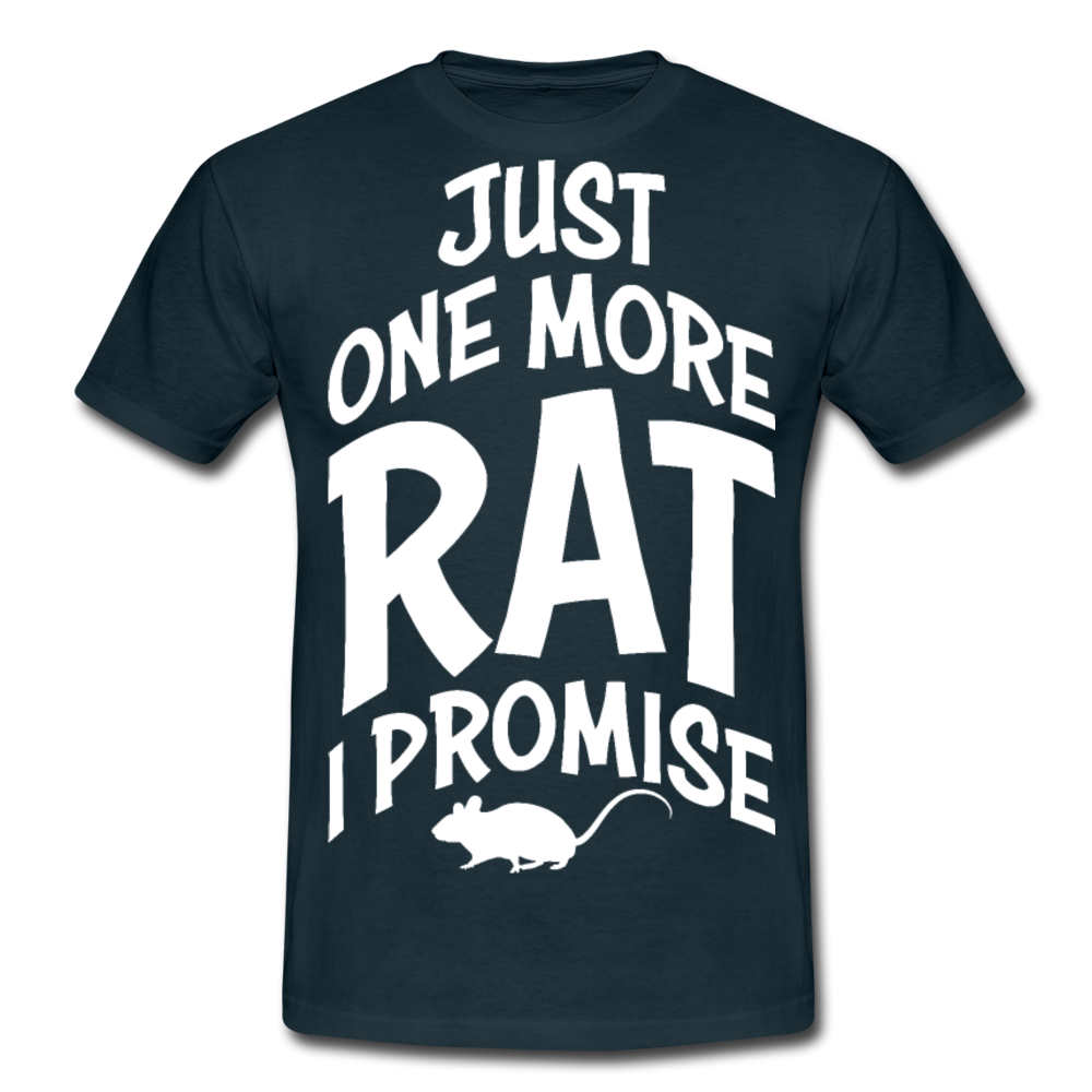Just One More Rat I Promise | Männer T-Shirt - Navy