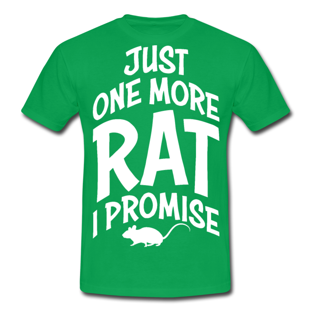 Just One More Rat I Promise | Männer T-Shirt - Kelly Green