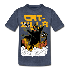 Teenager Premium T-Shirt - Blau meliert