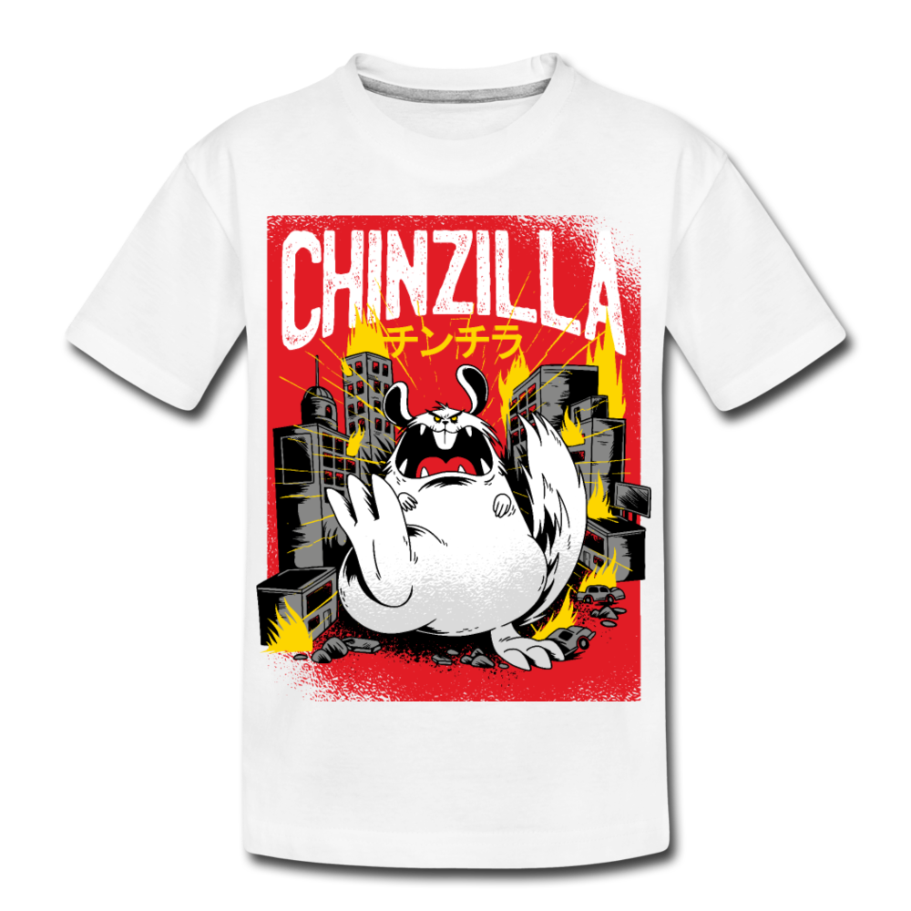 Chinzilla | Teenager Premium T-Shirt - Weiß
