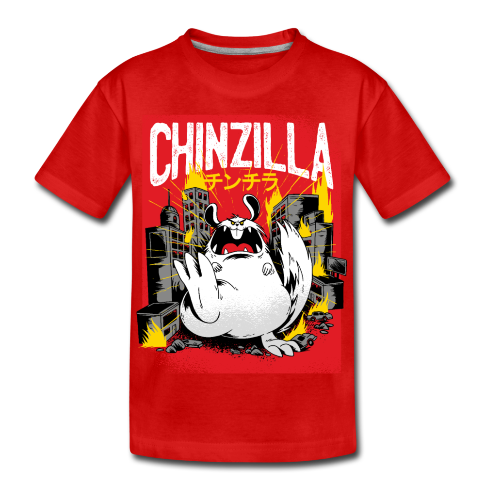 Chinzilla | Teenager Premium T-Shirt - Rot