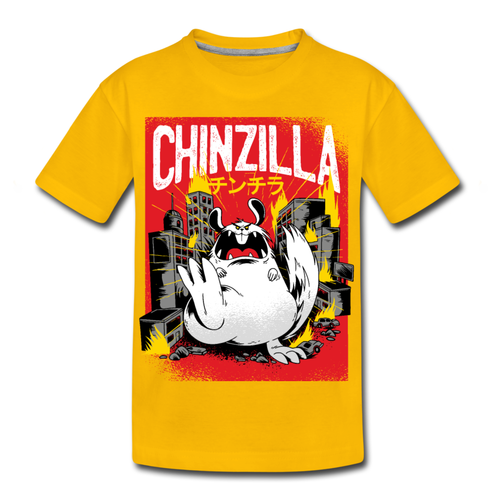 Chinzilla | Teenager Premium T-Shirt - Sonnengelb