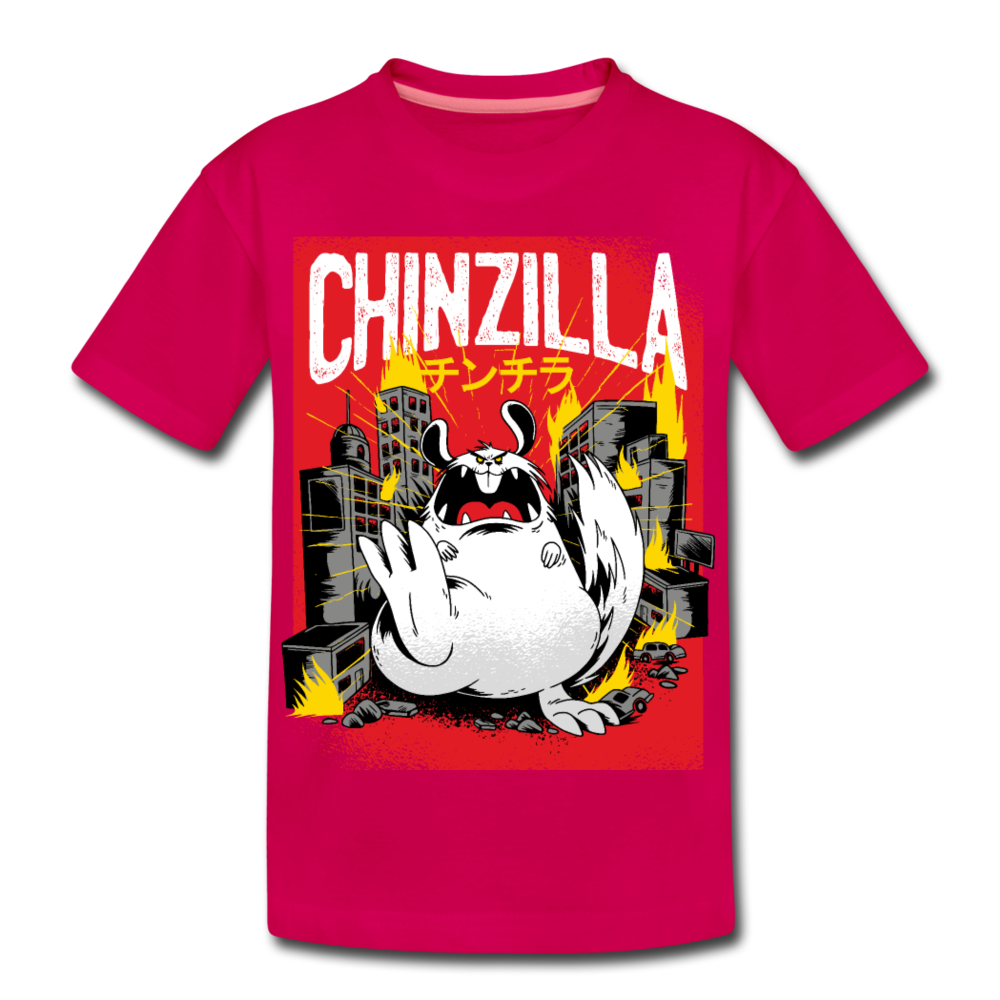Chinzilla | Teenager Premium T-Shirt - dunkles Pink