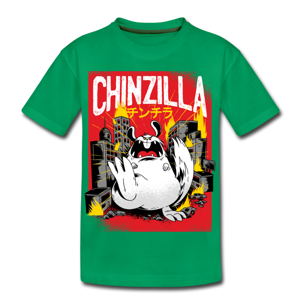 Chinzilla | Teenager Premium T-Shirt - Kelly Green