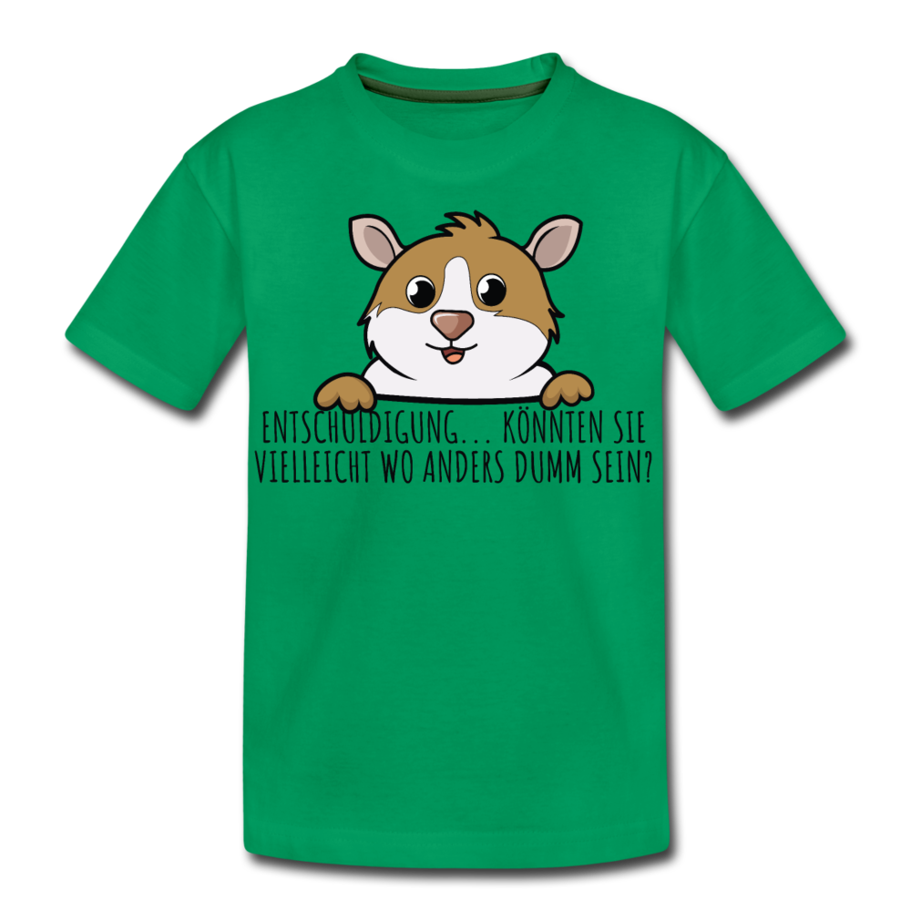 Freches Meerschweinchen | Teenager Premium T-Shirt - Kelly Green
