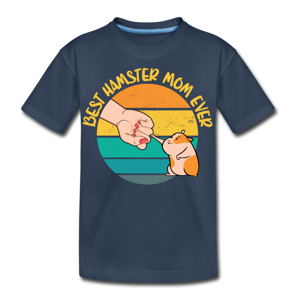 Best Hamster Mum Ever | Teenager Premium T-Shirt - Navy