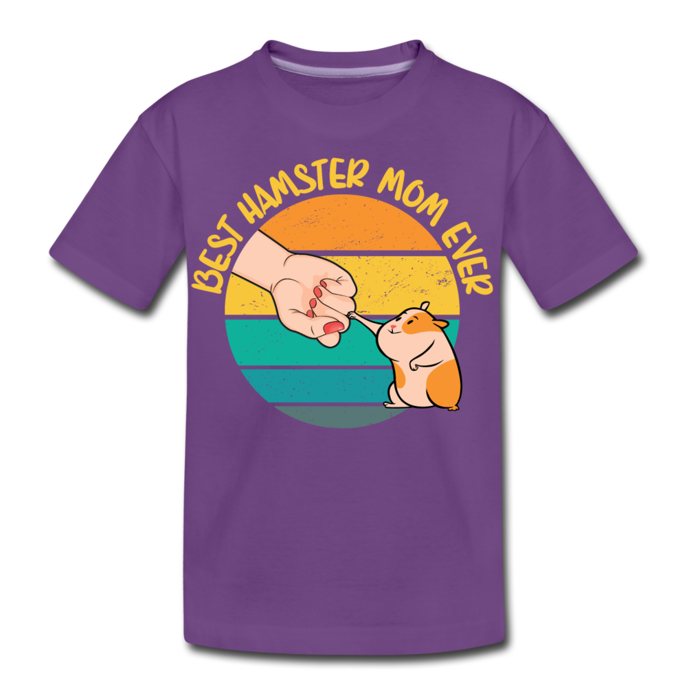 Best Hamster Mum Ever | Teenager Premium T-Shirt - Lila