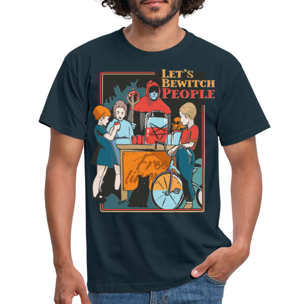 Let's Bewitch People | Männer T-Shirt - Navy