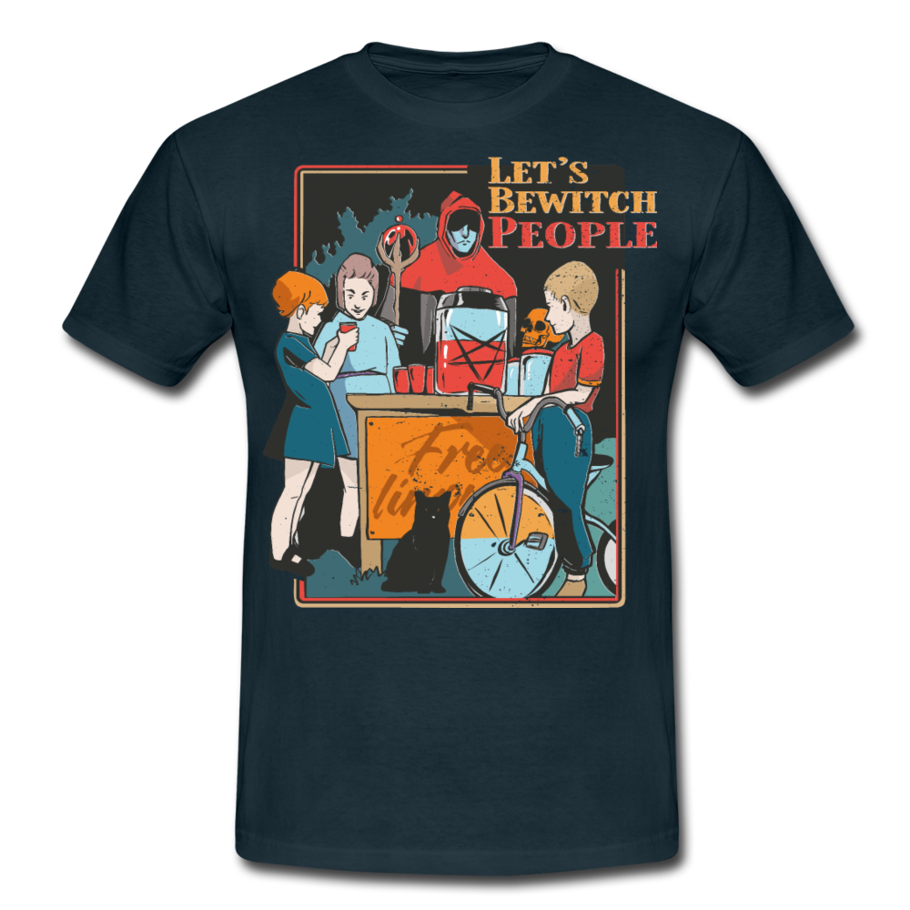 Let's Bewitch People | Männer T-Shirt - Navy