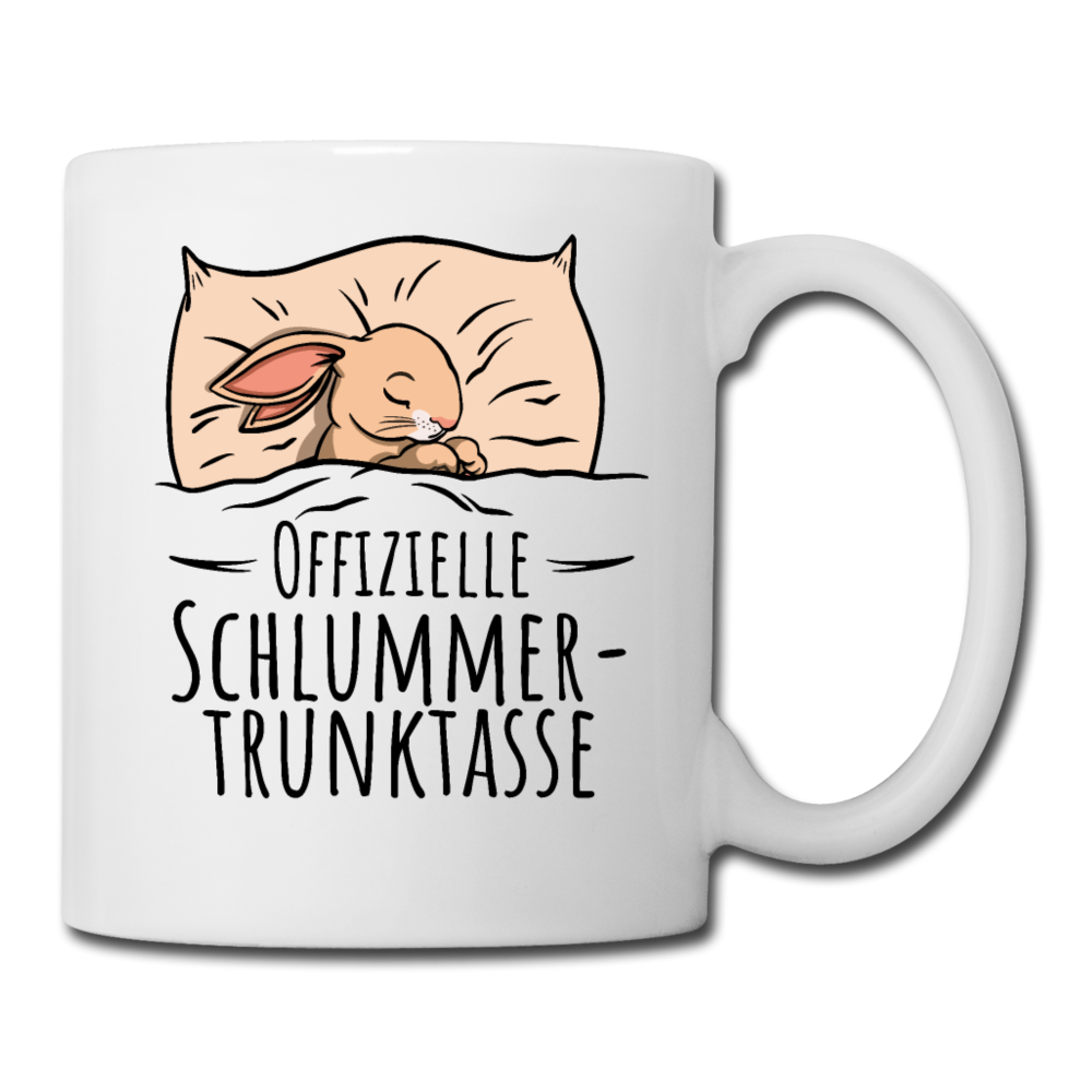 Offizielle Schlummertrunktasse | Tasse einfarbig - Weiß