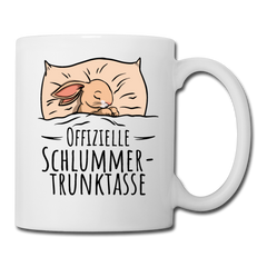 Offizielle Schlummertrunktasse | Tasse einfarbig - Weiß