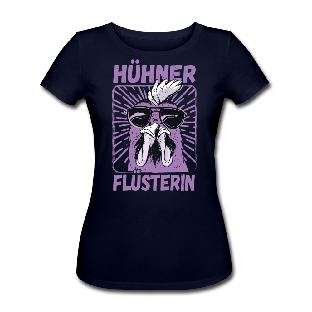 Hühnerflüsterin | Frauen Bio T-Shirt - Navy